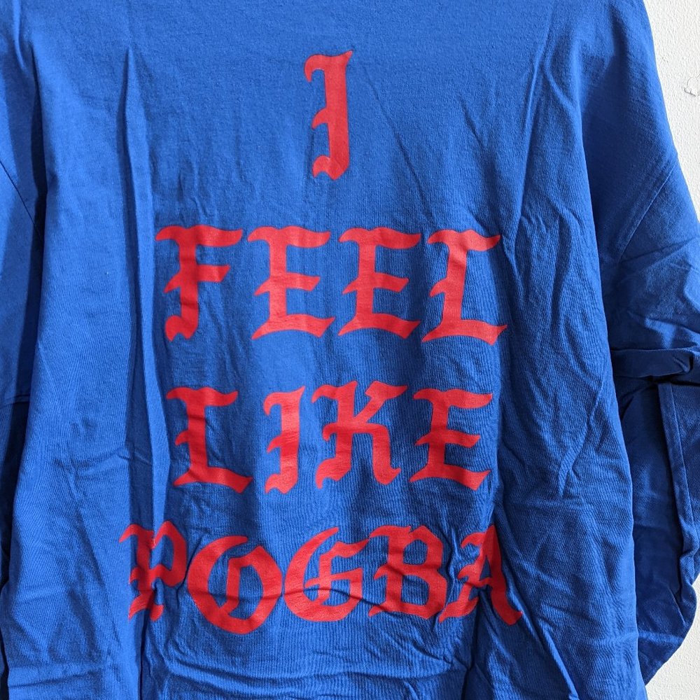 I Feel Like Pogba L/S T-Shirt - Blue - XL
